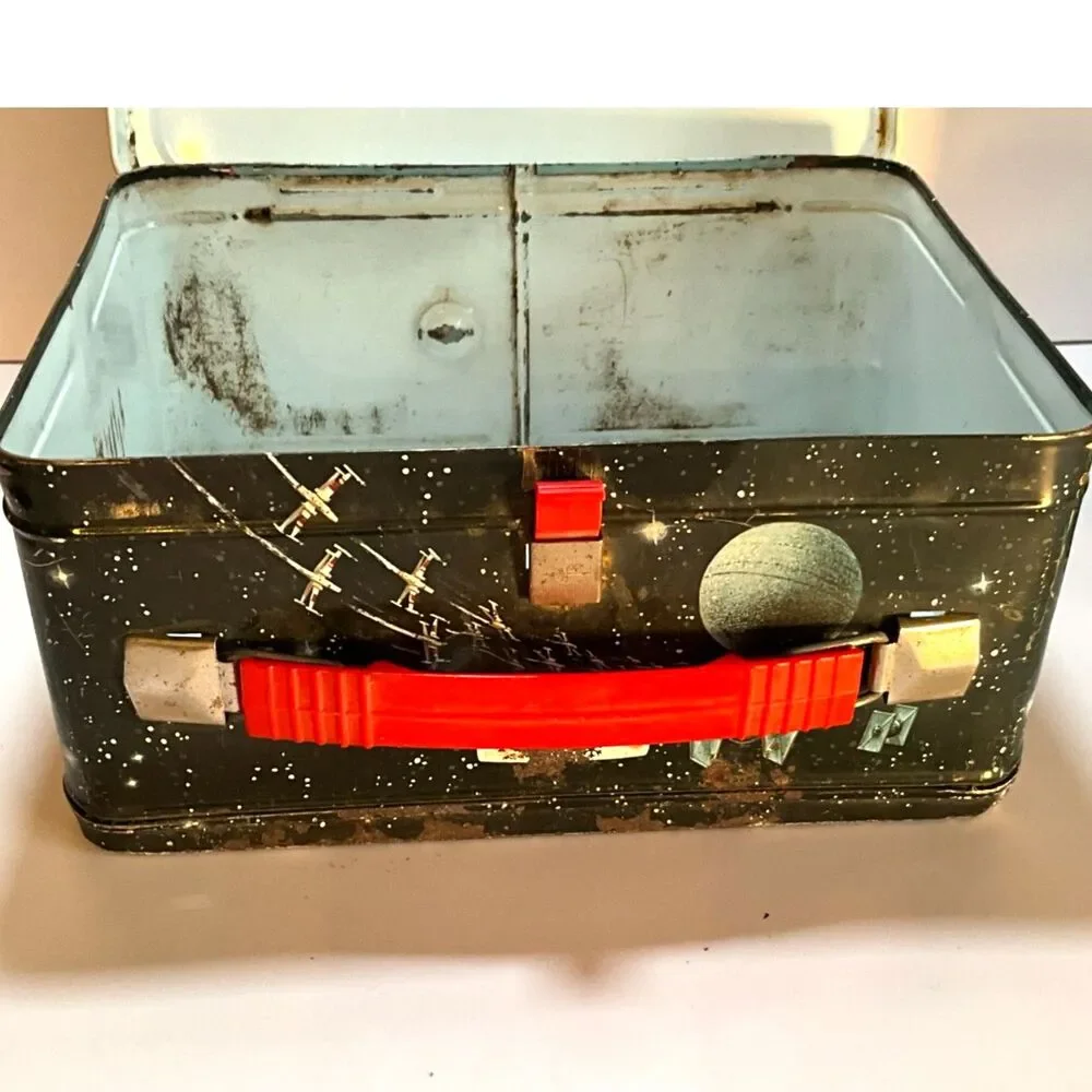 1977 Star Wars Lunch Box Darth Vader Princess Leah Luke Skywalker with thermos